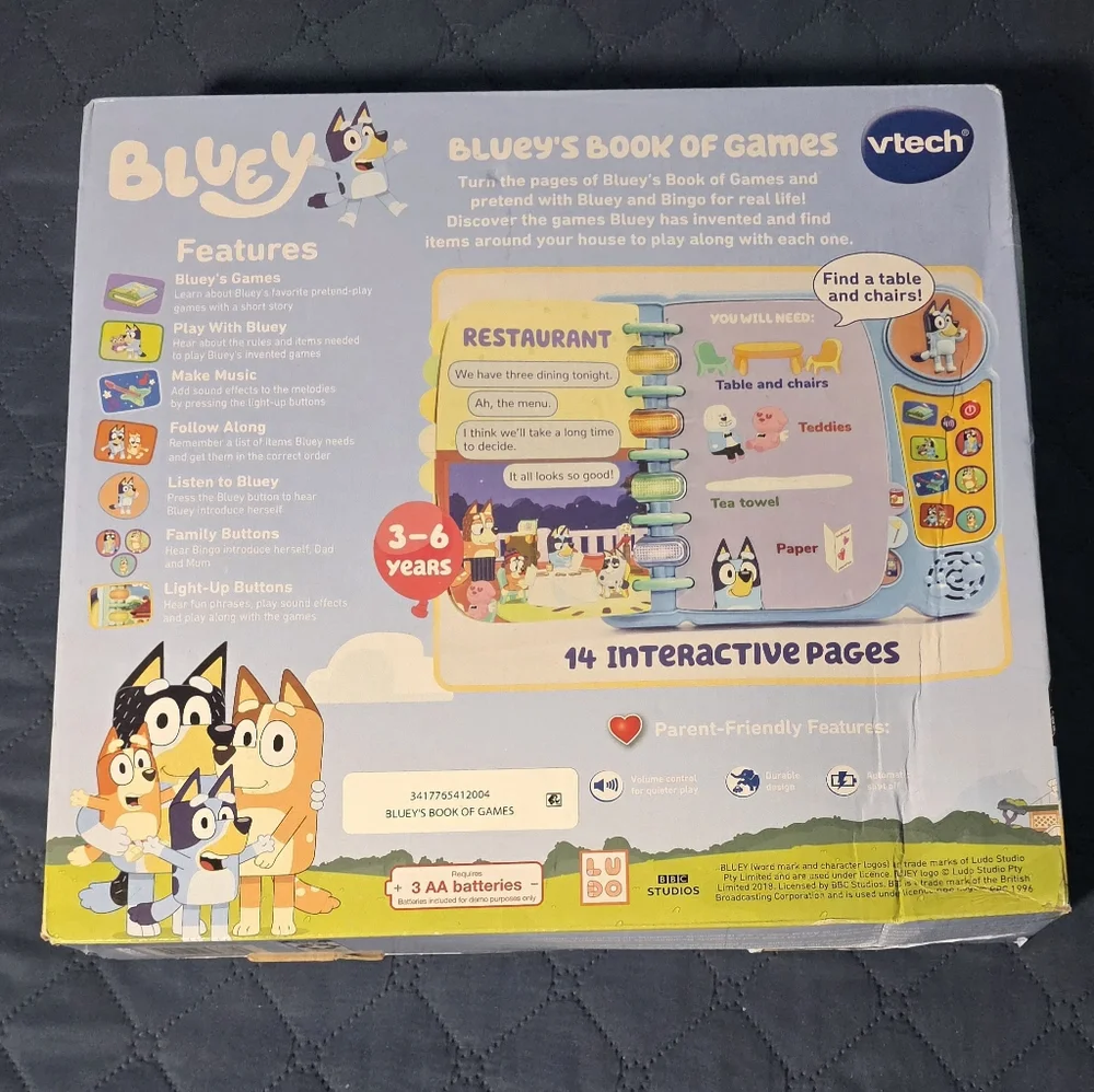 VTech Bluey Interactive Learning Book - Multicolor - Picture 3 of 5